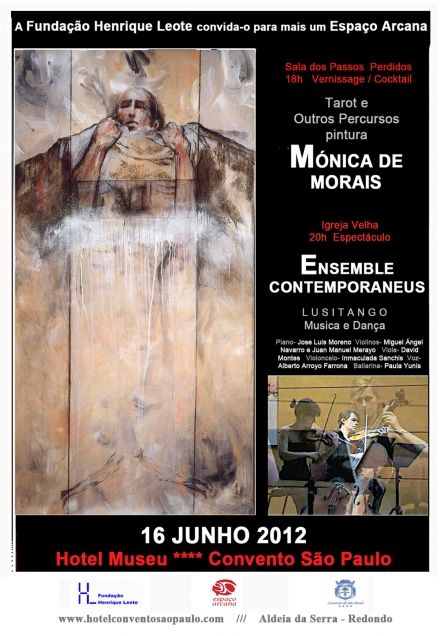 02.03 Cartaz Exposição, Pintura de Mónica Morais | 16 Junho 2012 - Fundação Henrique Leote