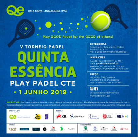09.03  Quinta Essência - V Torneio de Padel | Junho 2019 - Fundação Henrique Leote